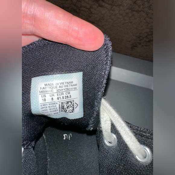 Converse Platform Original Black and White Sneakers - Picture 2 of 6